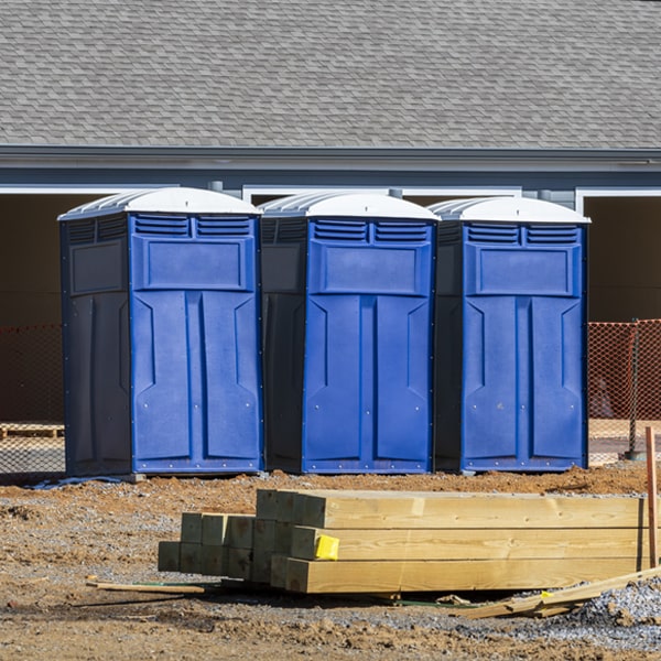 how often are the portable toilets cleaned and serviced during a rental period in Elberta AL